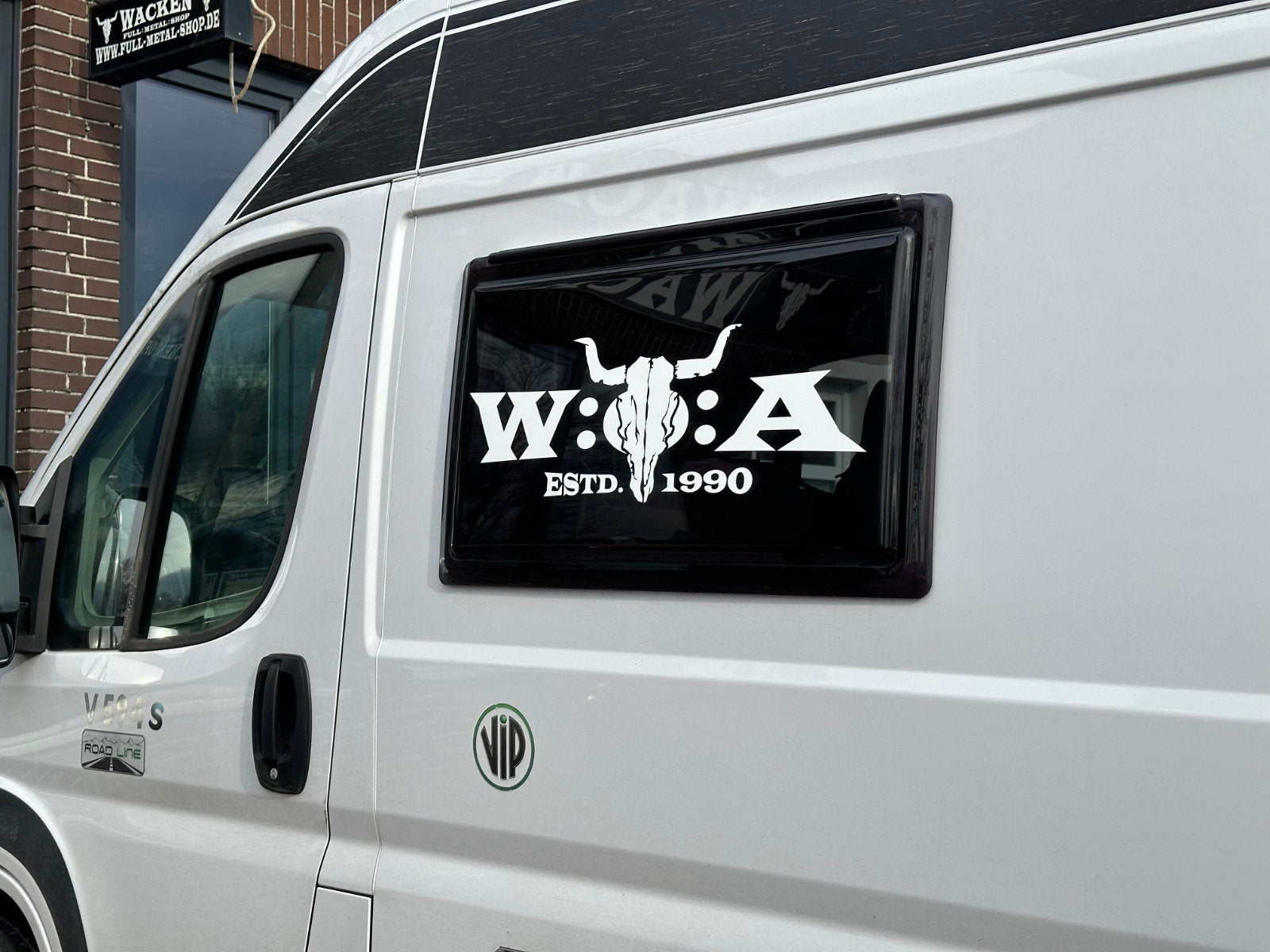 W:O:A - Car Sticker - ESTD. 1990 image
