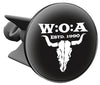W:O:A - sink plug - logo