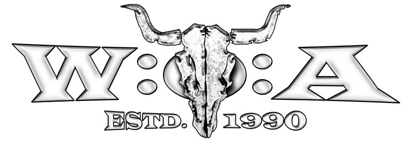 W:O:A - Heckscheibenaufkleber - Grau