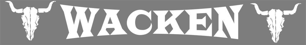 W:O:A - Heckscheibenaufkleber - Wacken - lang image