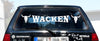 W:O:A - Heckscheibenaufkleber - Wacken - lang