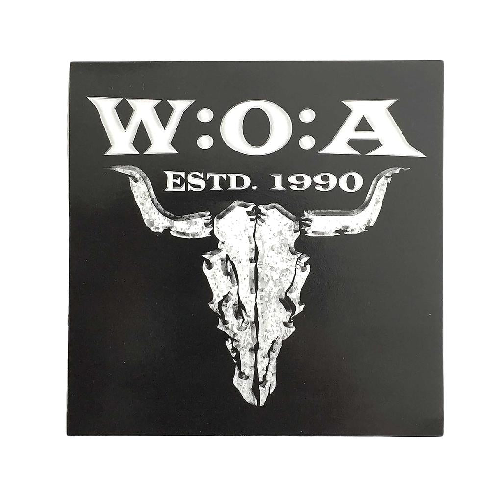 W:O:A - Aufkleber - Schwarz image