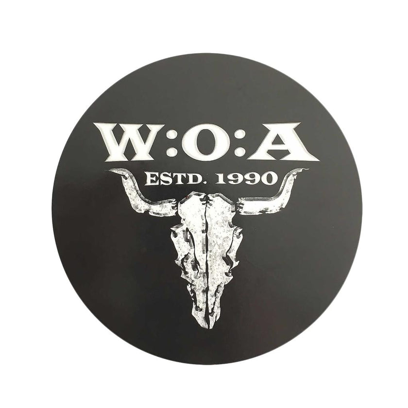 W:O:A - Sticker - Black round