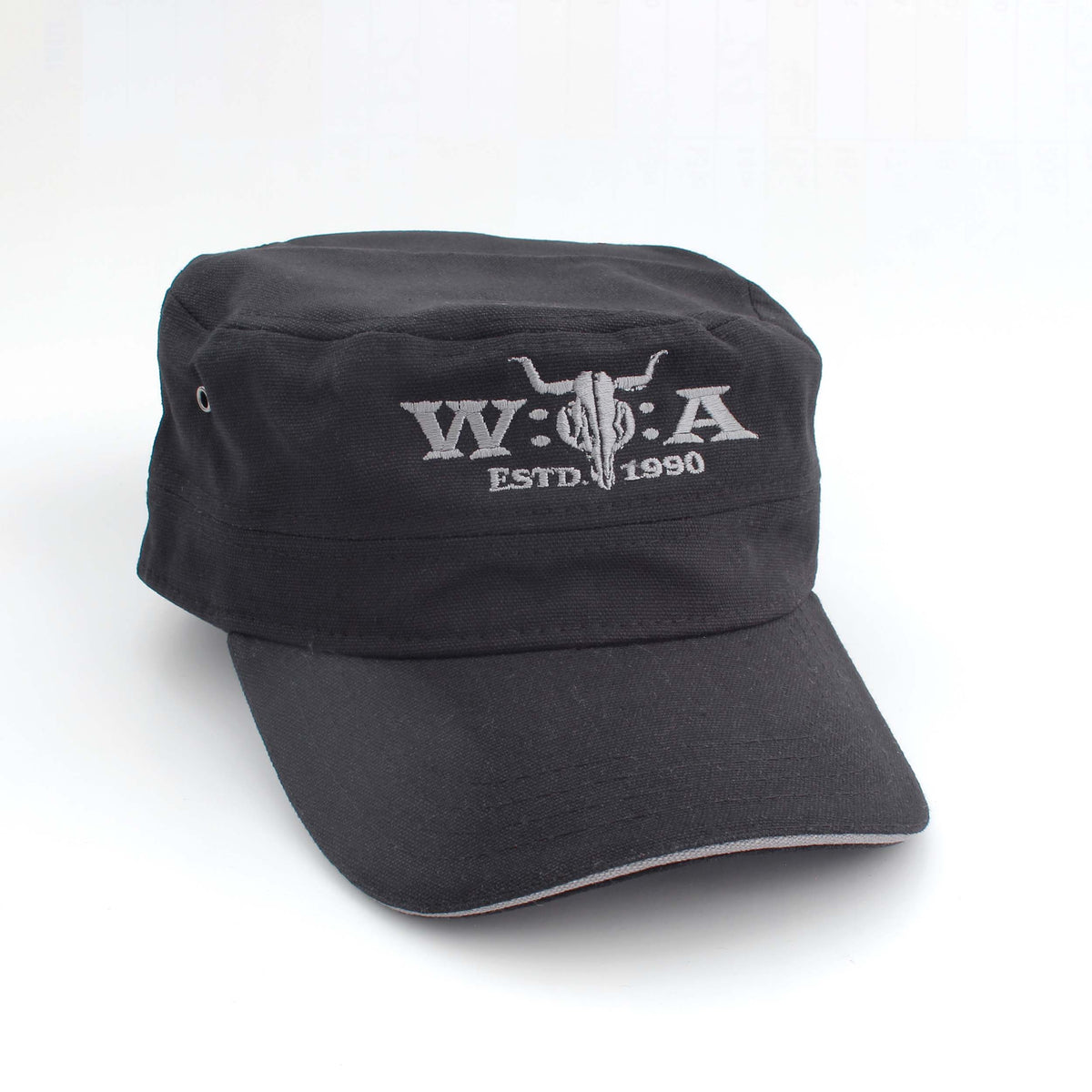 W:O:A - Military Hat - Logo Grau