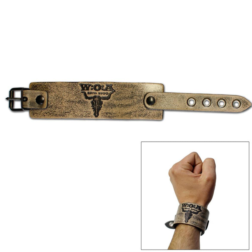 W:O:A - Leather Bracelet - Vintage