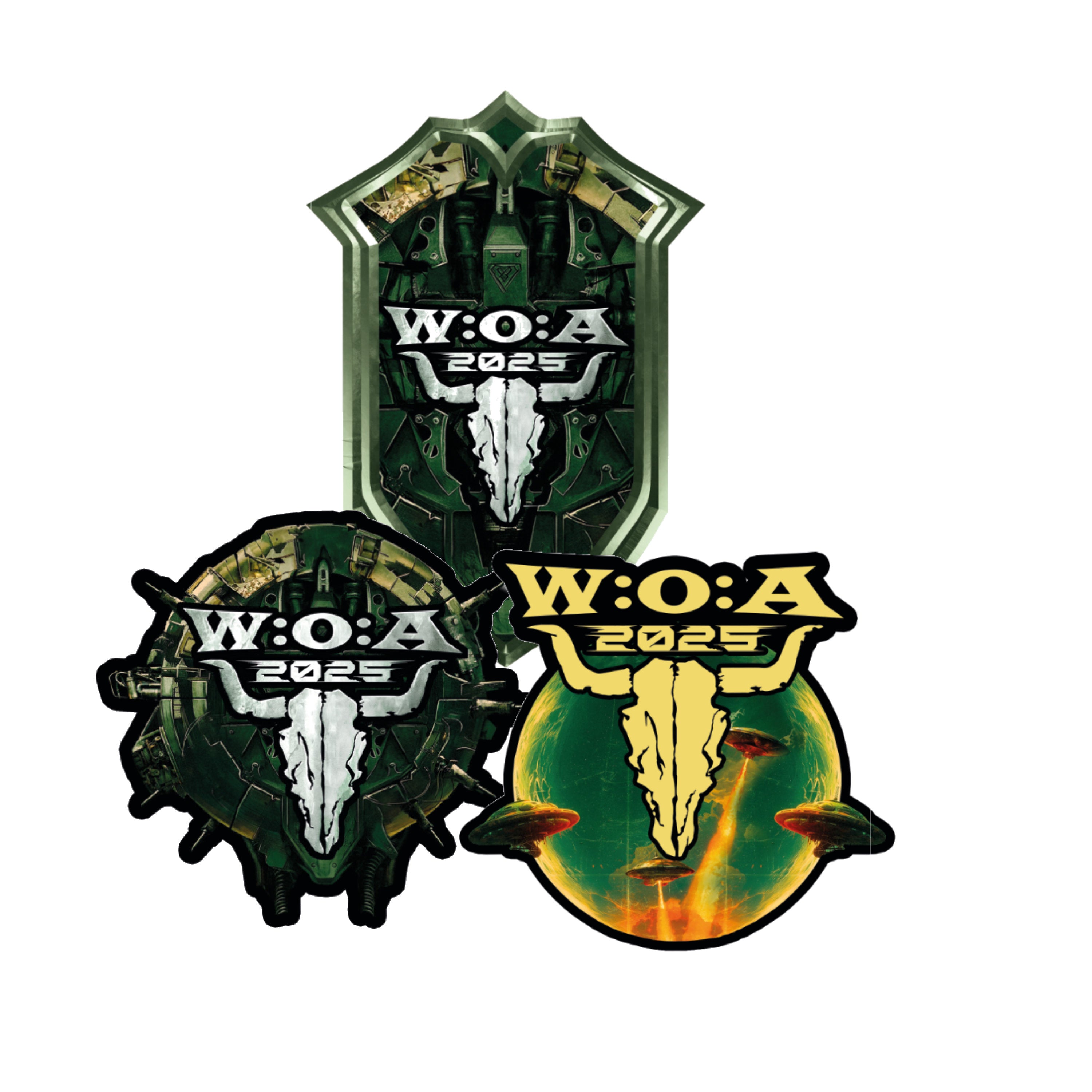 W:O:A - Magnet 3er Set - 2025 image