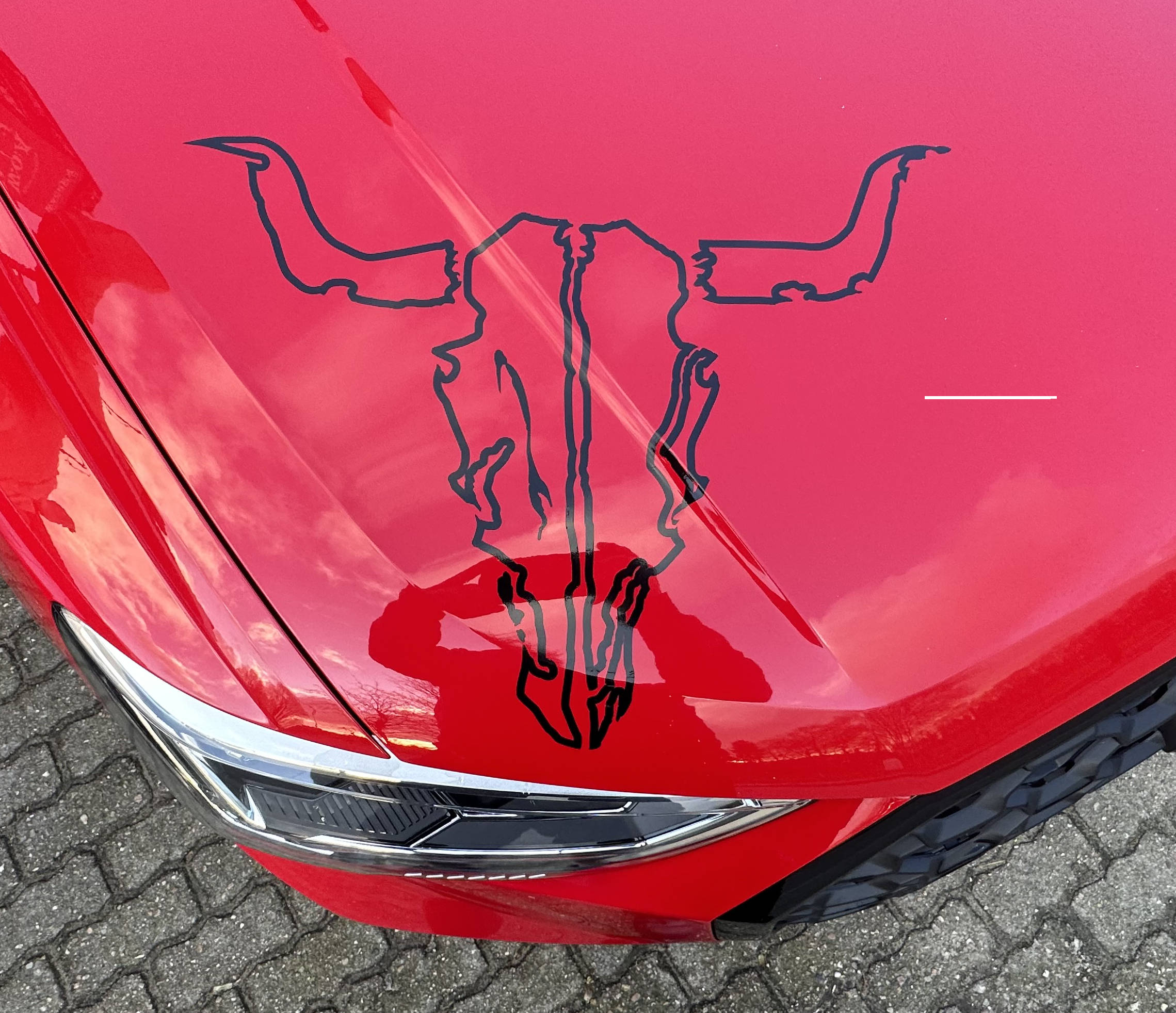 W:O:A - Car Sticker - Outline image