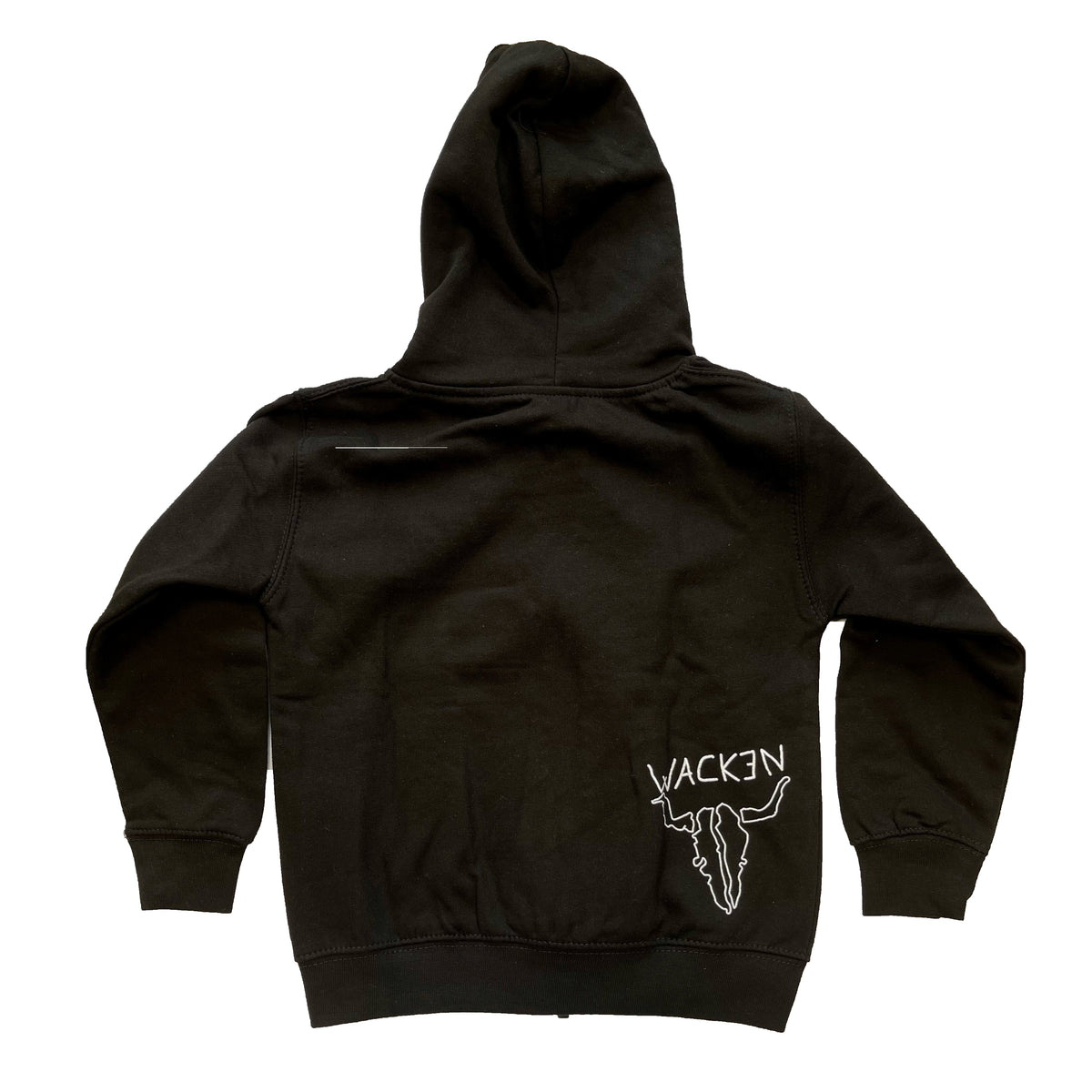 W:O:A - Kids HoodZip - Rainbow Cow black