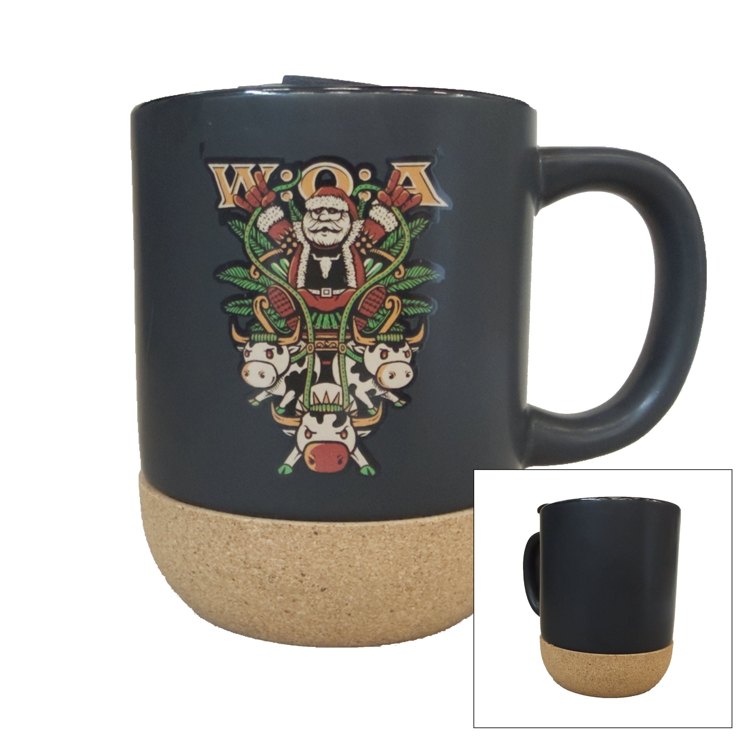 W:O:A - Tasse - X-Mas - Santa Cows image