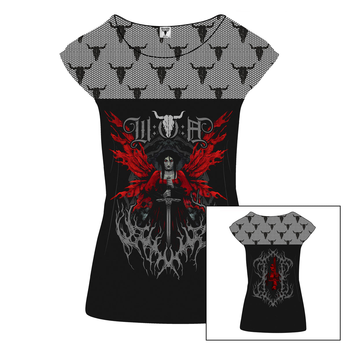 W:O:A - Girlie Laces - Crimson Fairy