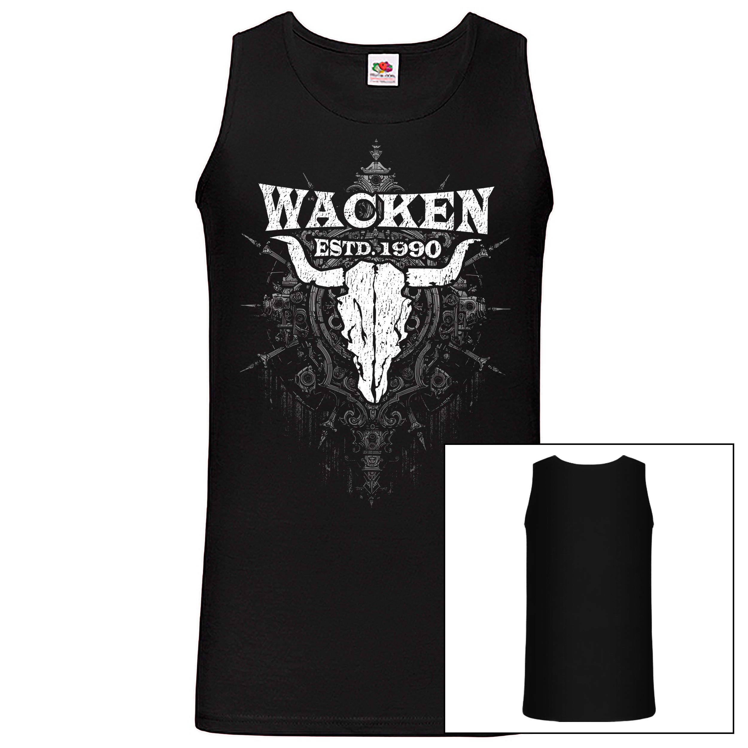 W:O:A -  Herren Tank Top - Tenebrous image