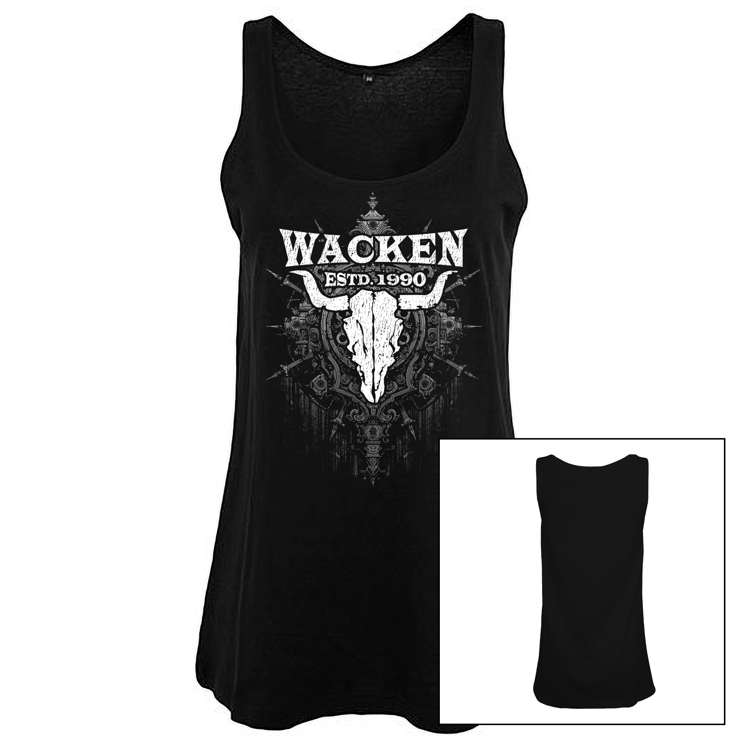 W:O:A -  Girlie Tank Top - Tenebrous image