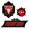 W:O:A - Sticker 3-pack 2026