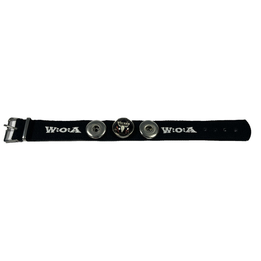 W:O:A - Push Button Bracelet - Logo