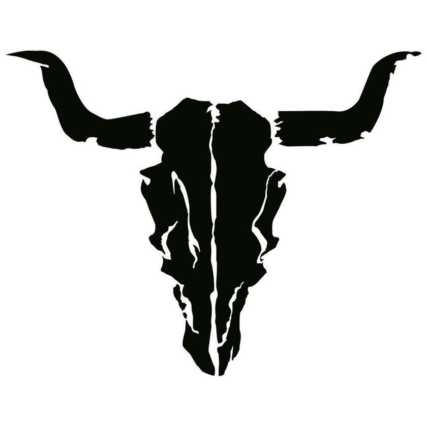 W:O:A - Outdoor Car Sticker - Bullhead - big - black