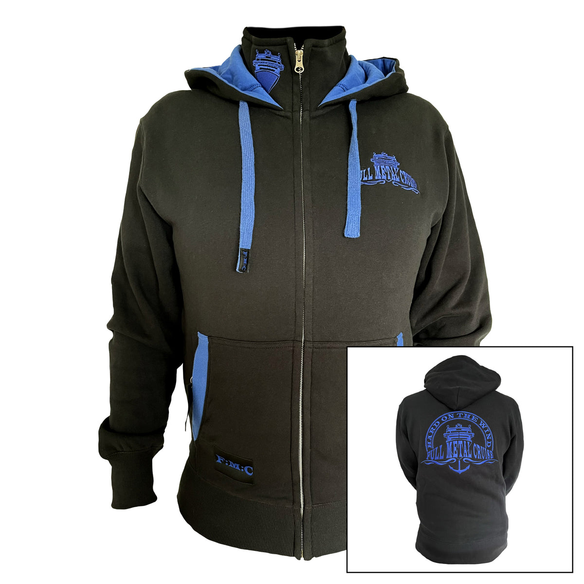 FMC - HoodZip - Zeitlos Blue