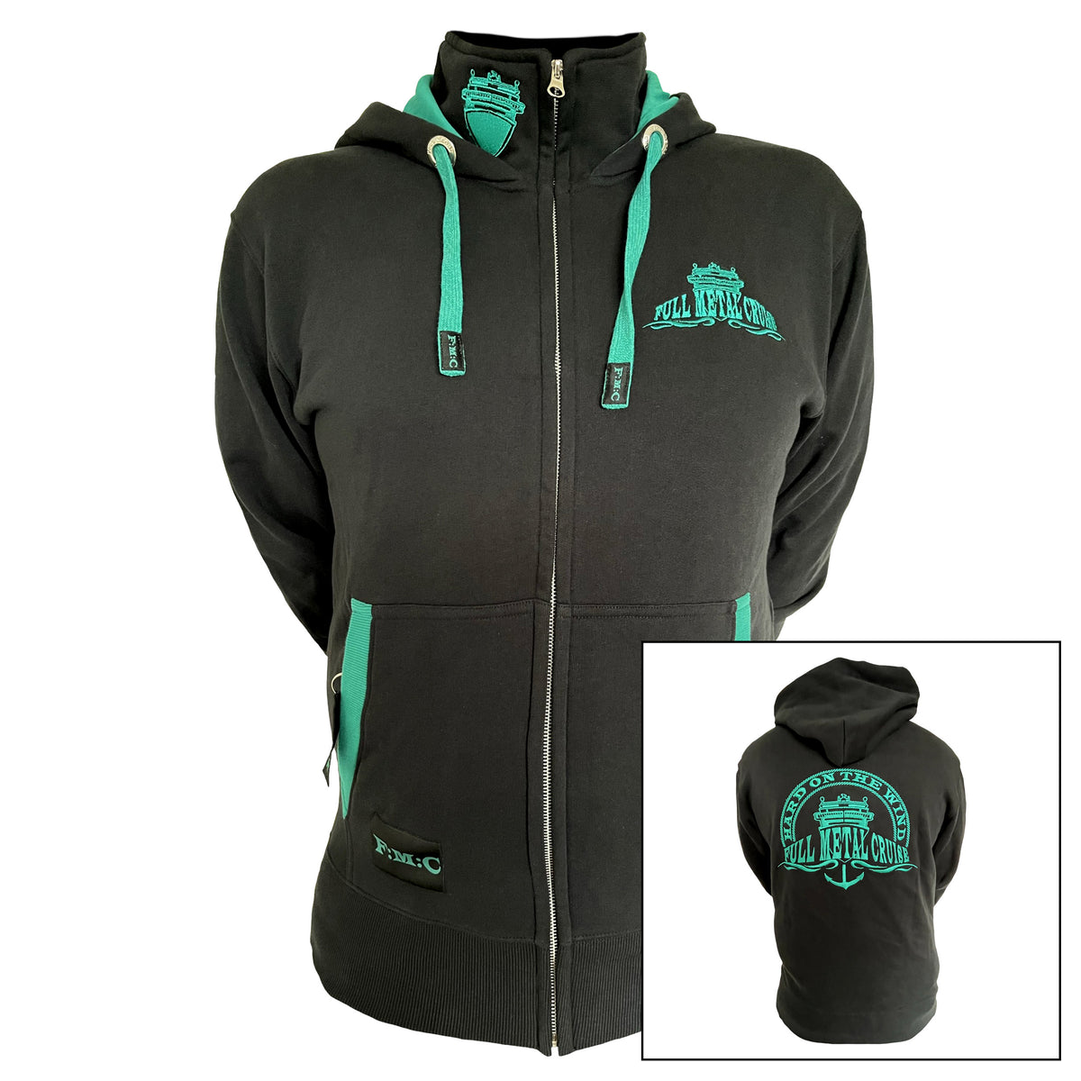 FMC - HoodZip - Zeitlos Green