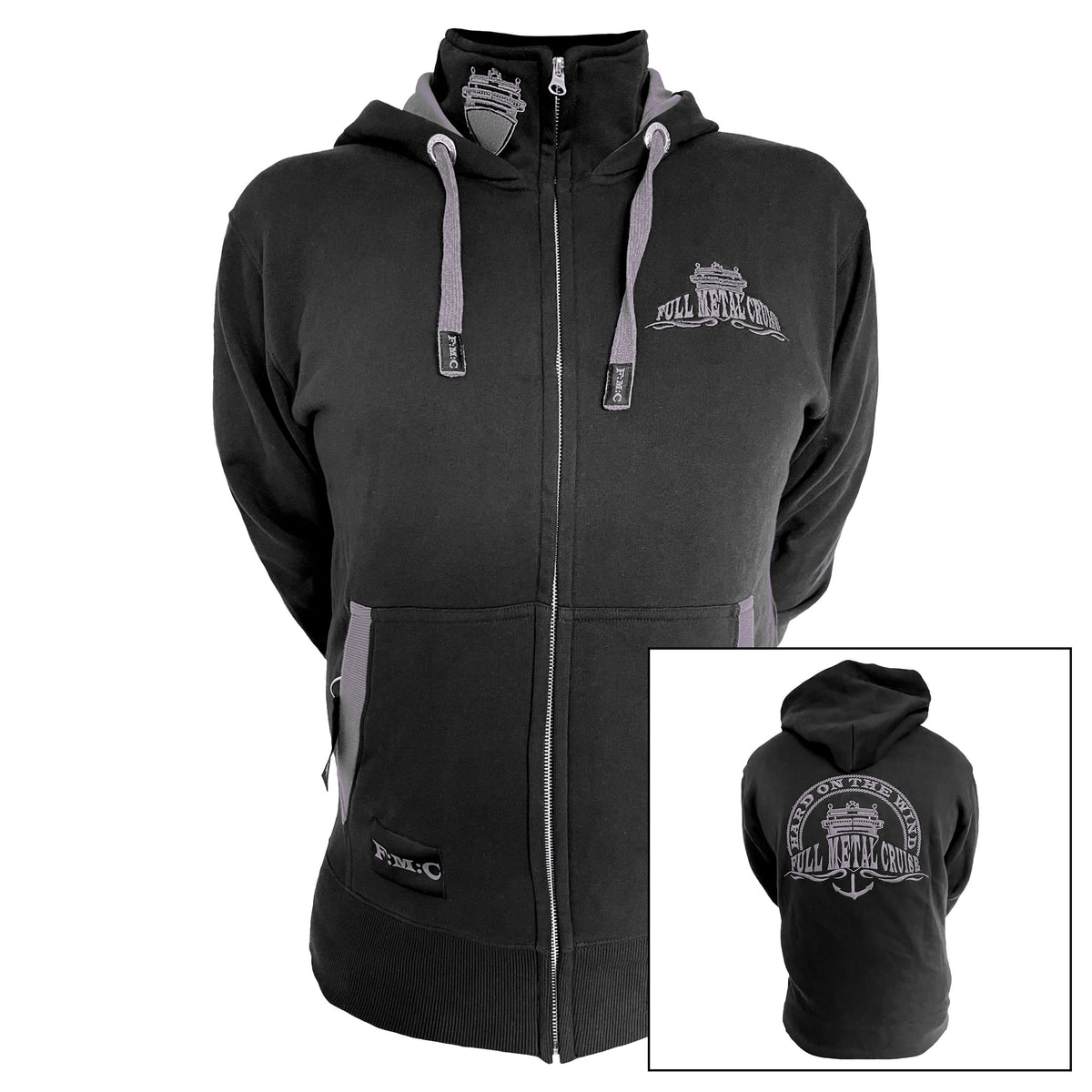 FMC - HoodZip - Zeitlos Grey