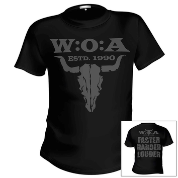 W:O:A - Tshirt - Logo Grau image