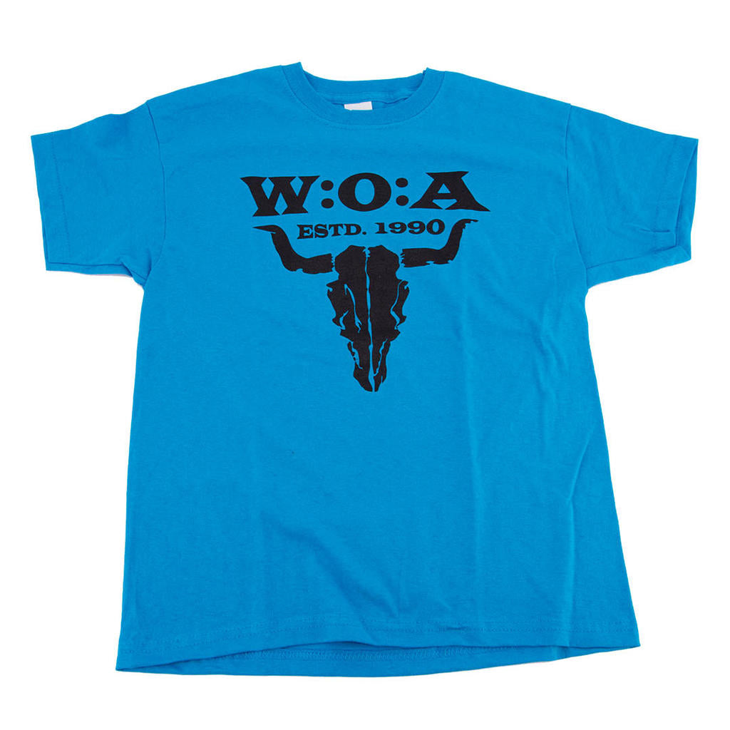 W:O:A - Kids T-Shirt - Logo - azure blue