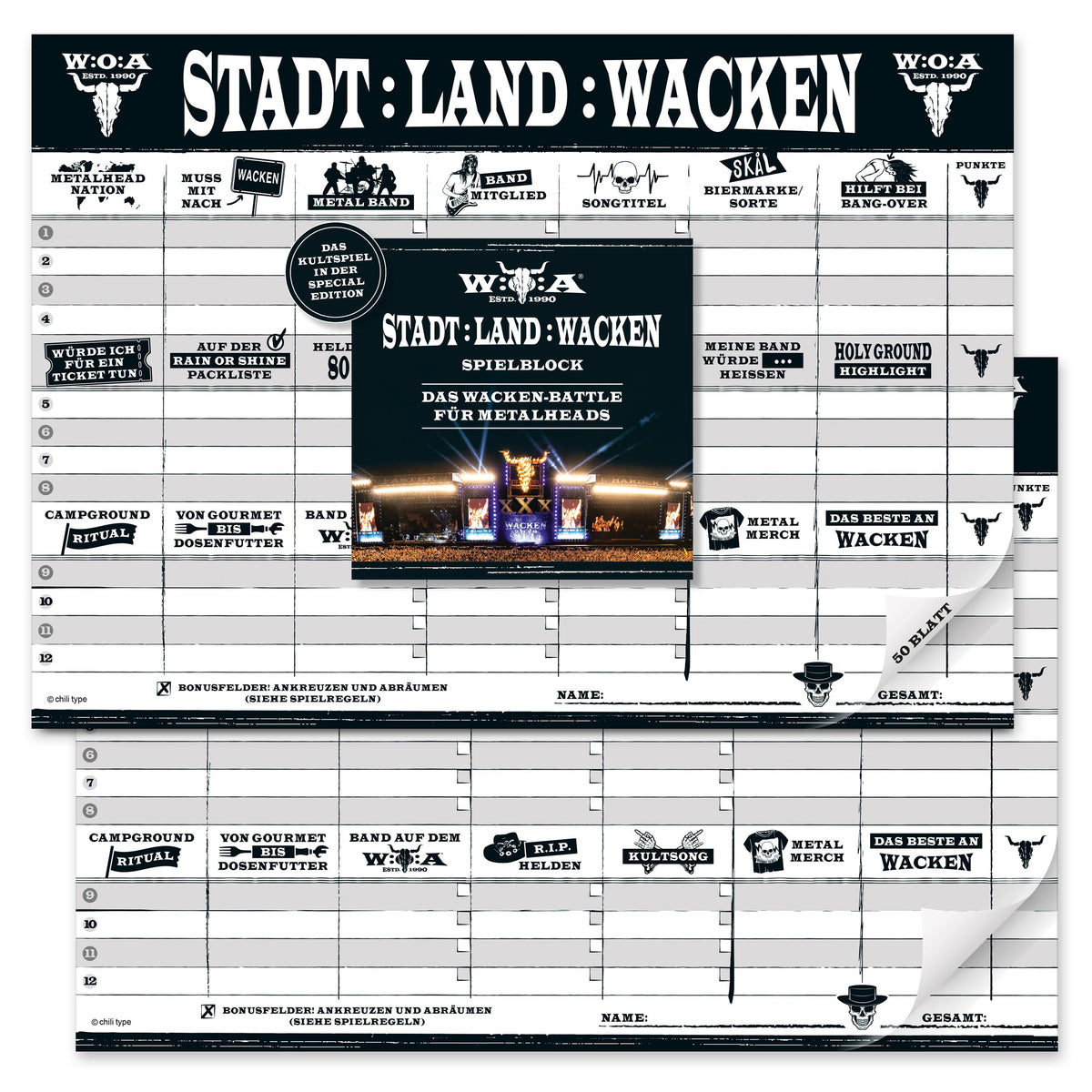 W:O:A - City Country Wacken - Knowledge Game