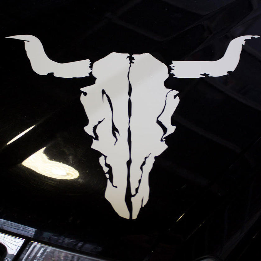 W:O:A - Outdoor Car Sticker - Bullhead - big - black