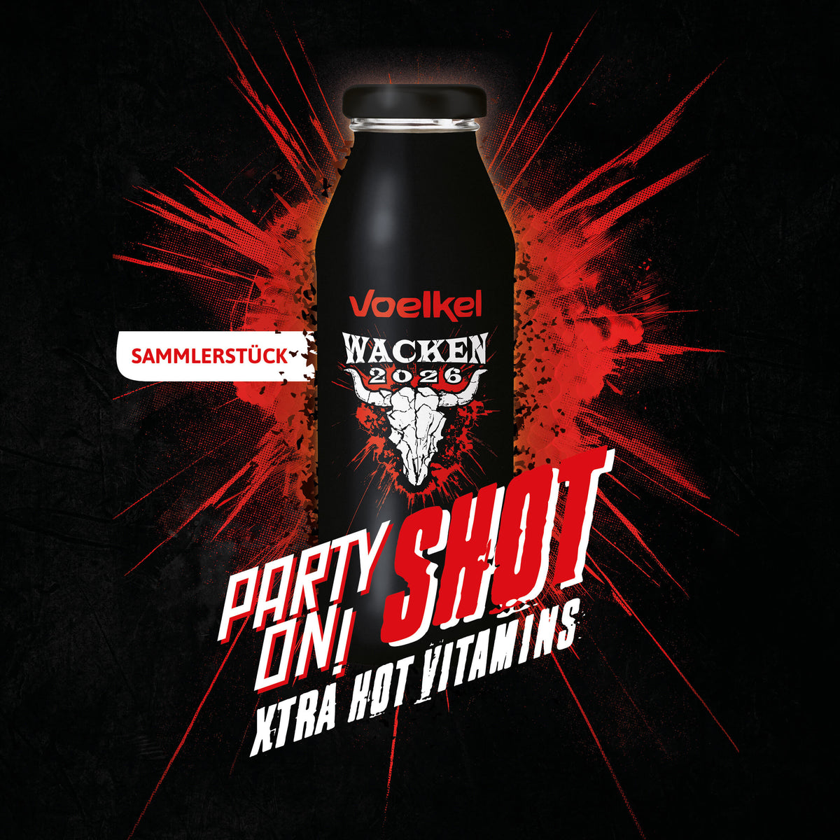Voelkel WACKEN 2026 Shot Xtra Hot Vitamins