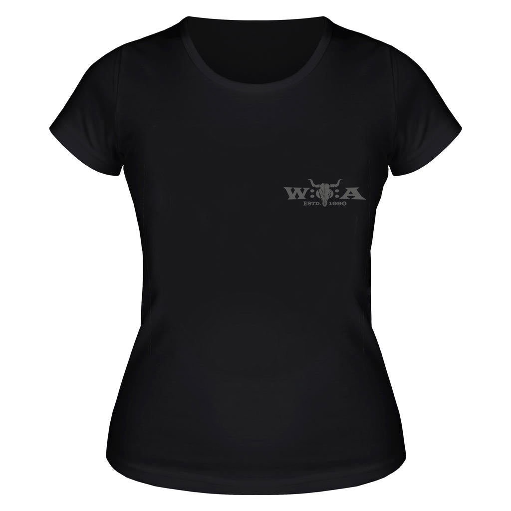 W:O:A - Girlie - Logo klein grau