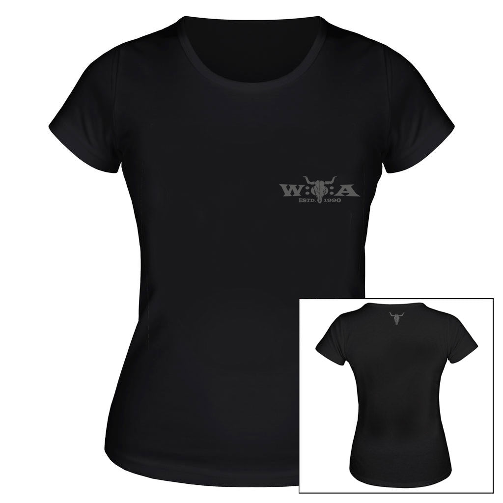 W:O:A - Girlie - Logo klein grau