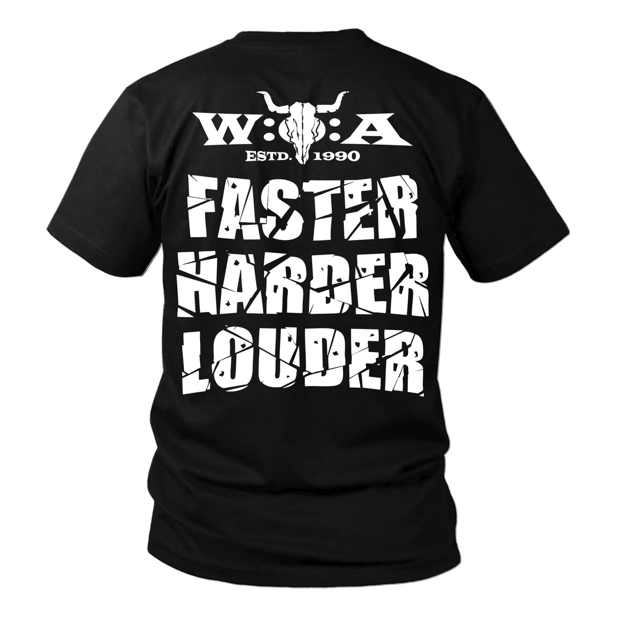 W:O:A - T-Shirt - Logo weiß