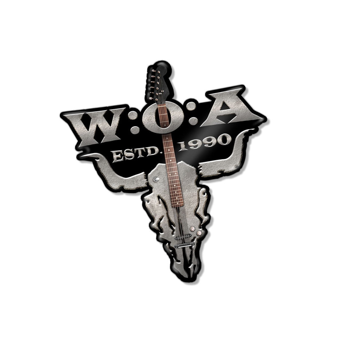 W:O:A - Pin - Guitar zeitlos