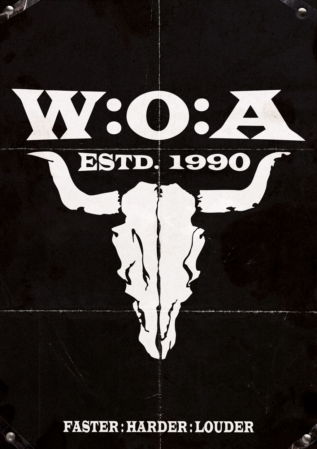 Poster Zeitlos Vintage Gefaltet