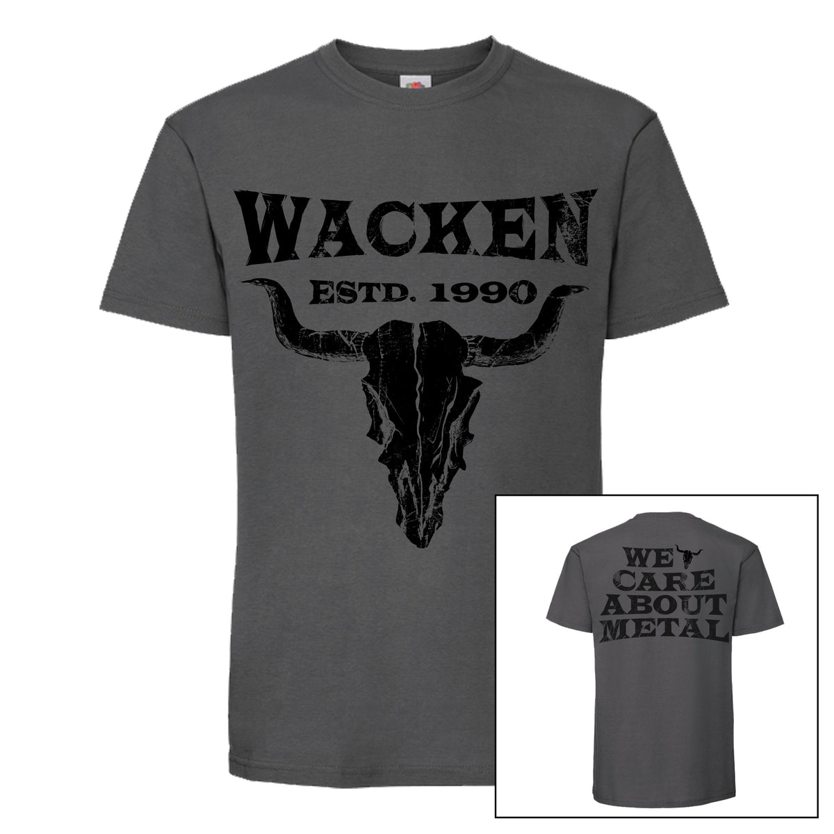 W:O:A - T-Shirt - We care about metal