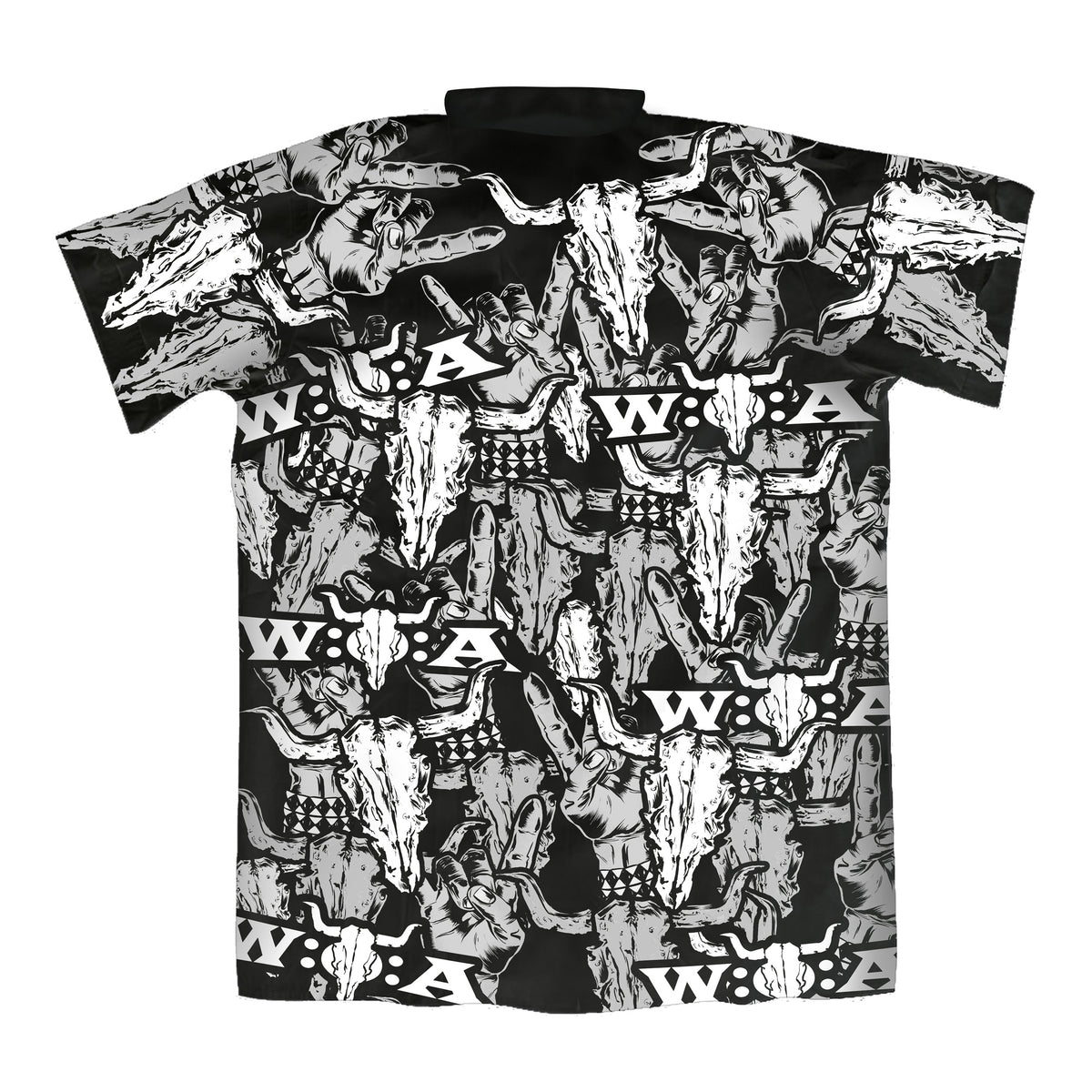 W:O:A - Hawaii Hemd B/W