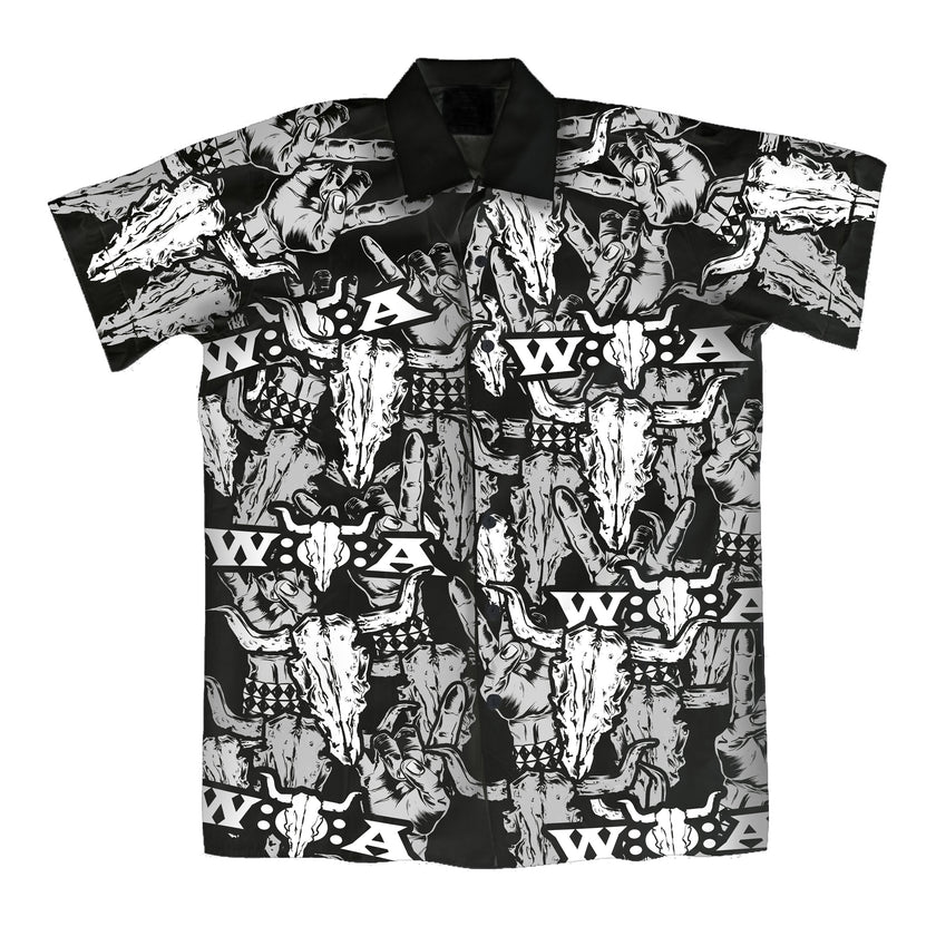 W:O:A - Hawaii Shirt B/W