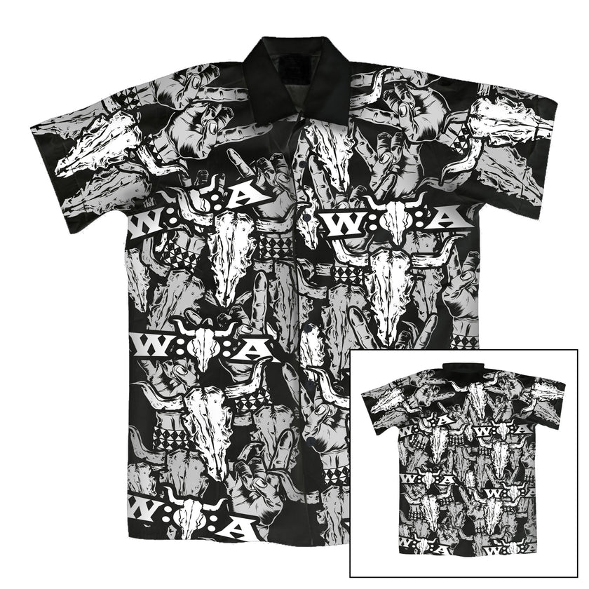 W:O:A - Hawaii Shirt B/W