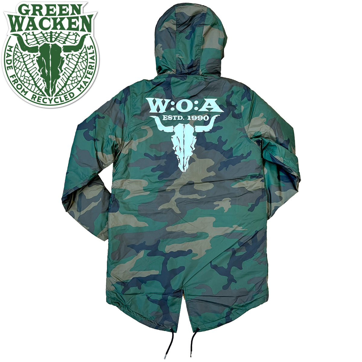 W:O:A - Camo Parka - Logo