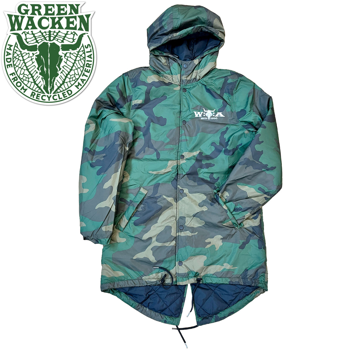 W:O:A - Camo Parka - Logo