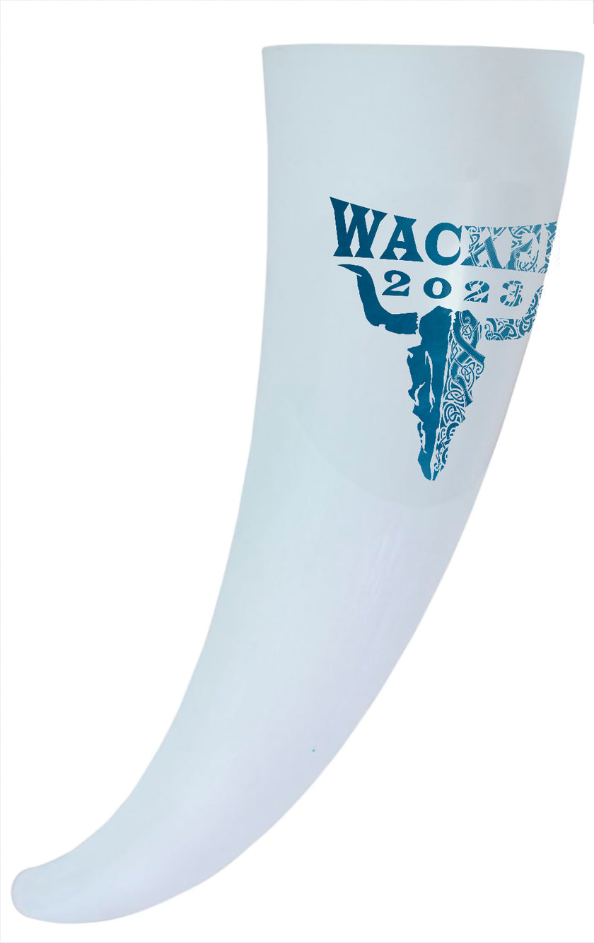 W:O:A - Drinking Horn - Logo White