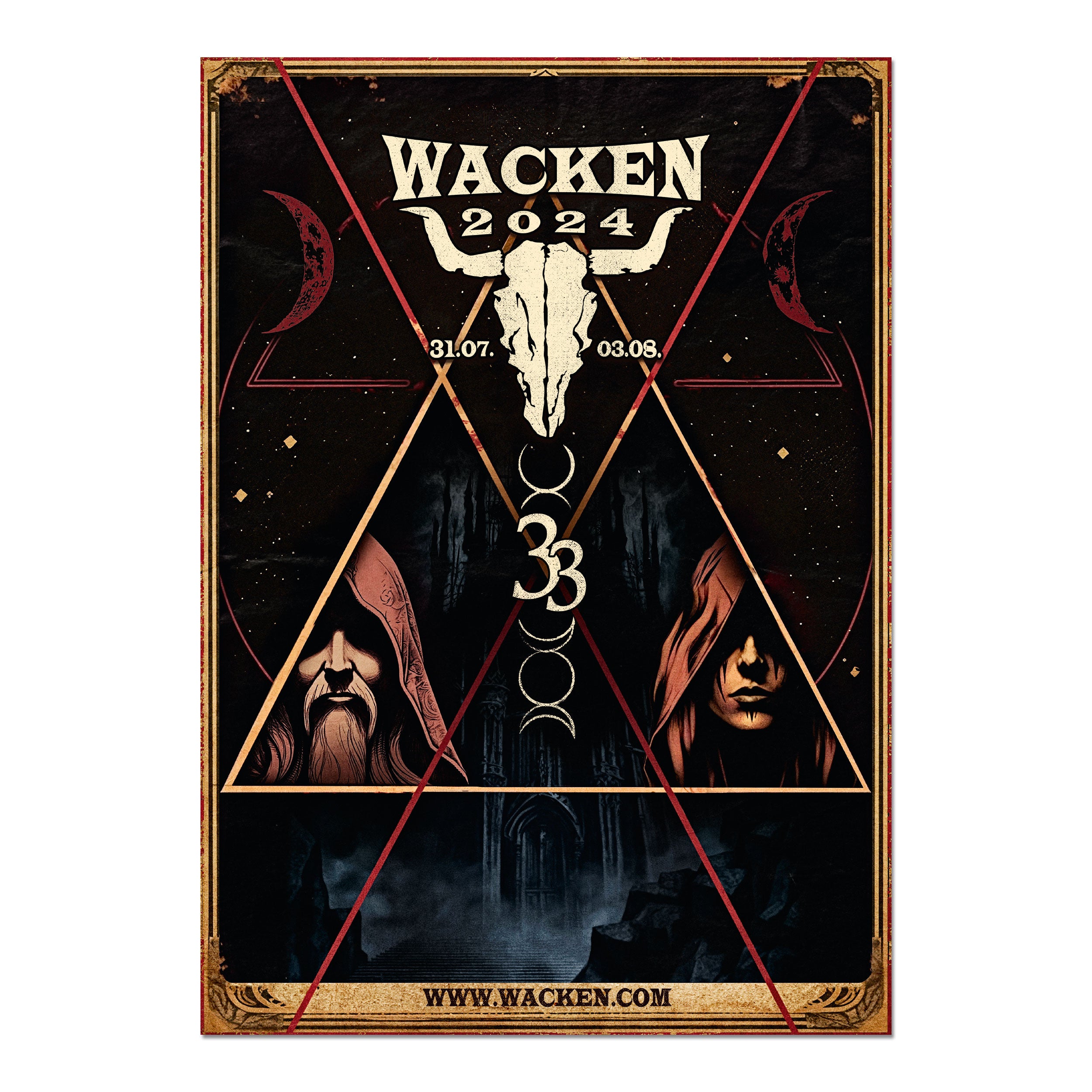 W:O:A - Poster - Card Of Wisdom 2024 - Gefaltet image