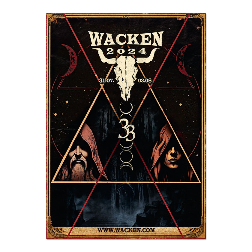 W:O:A - Poster - Card Of Wisdom 2024 - Gefaltet