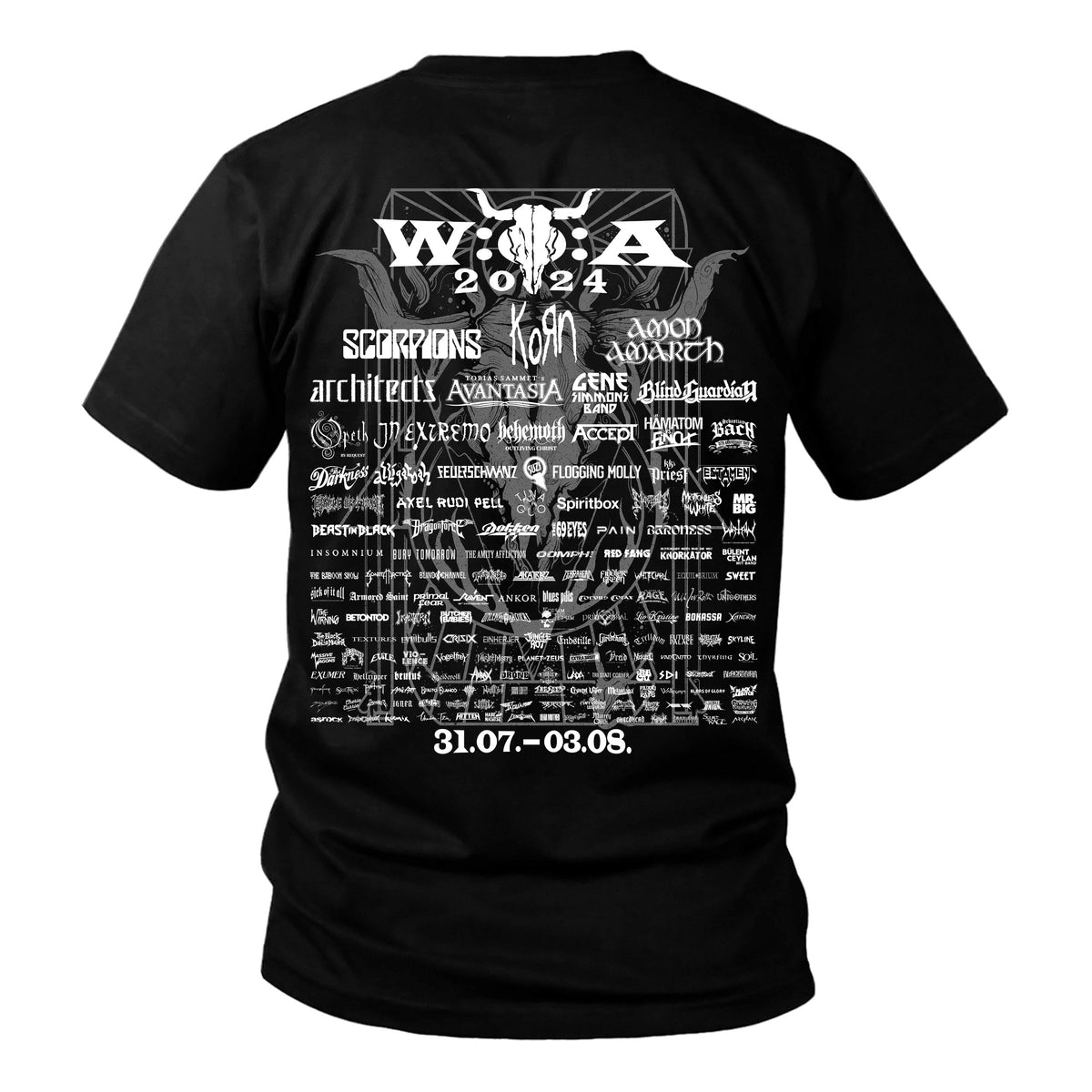 W:O:A - T-Shirt - Burn 2024