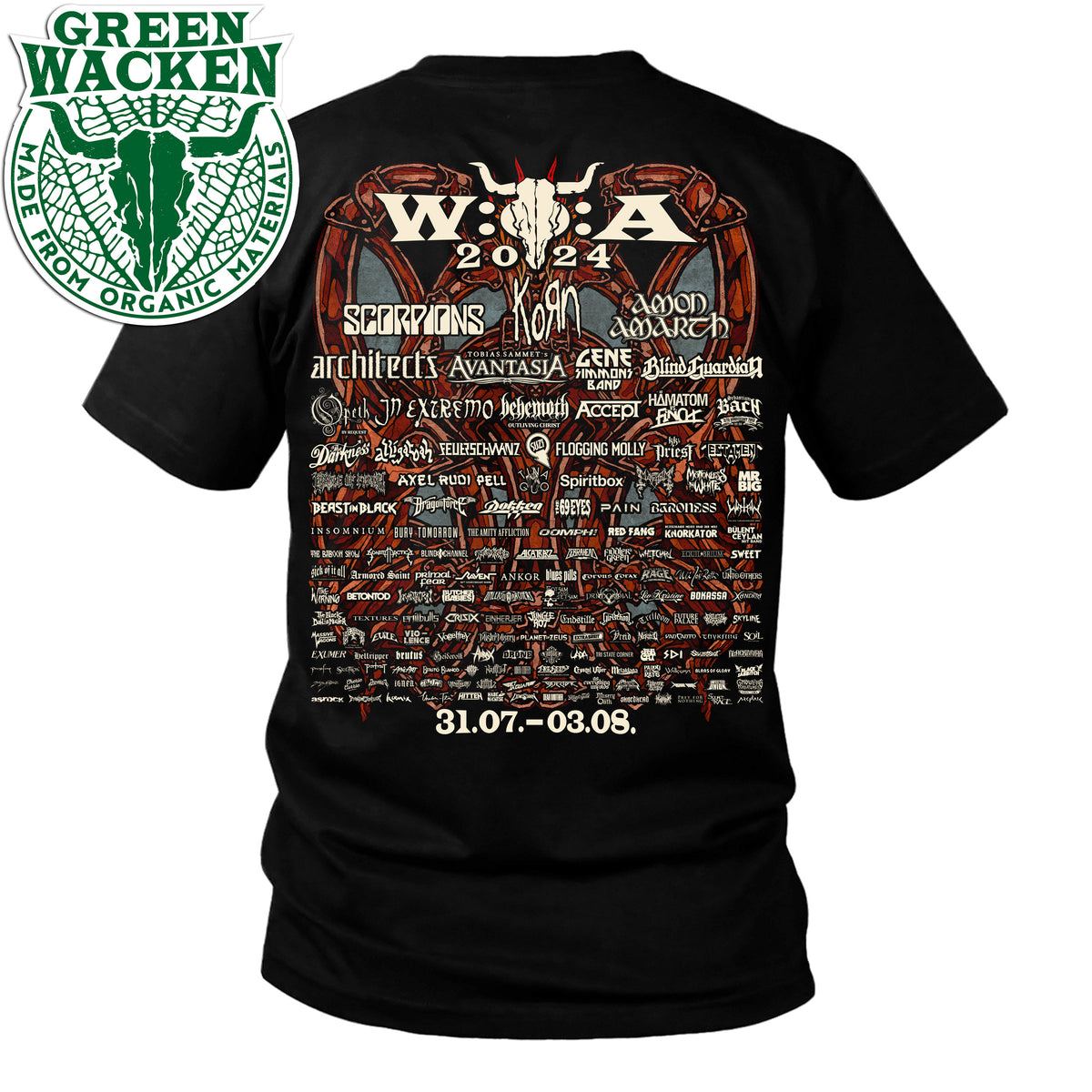 W:O:A - T-Shirt - Dragon Soul 2024