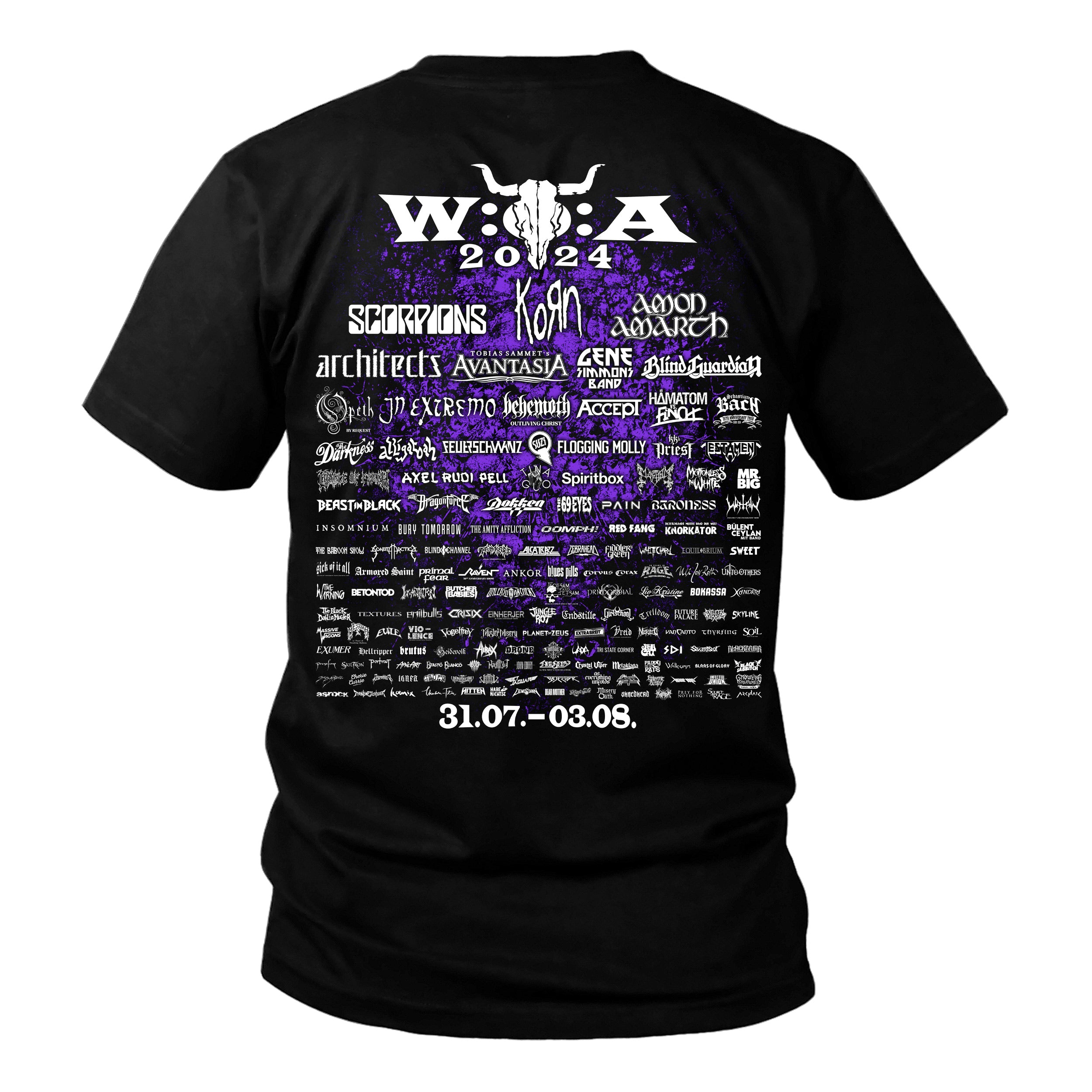 W:O:A - T-Shirt - Purple Splash 2024 image