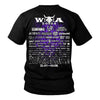 W:O:A - T-Shirt - Purple Splash 2024
