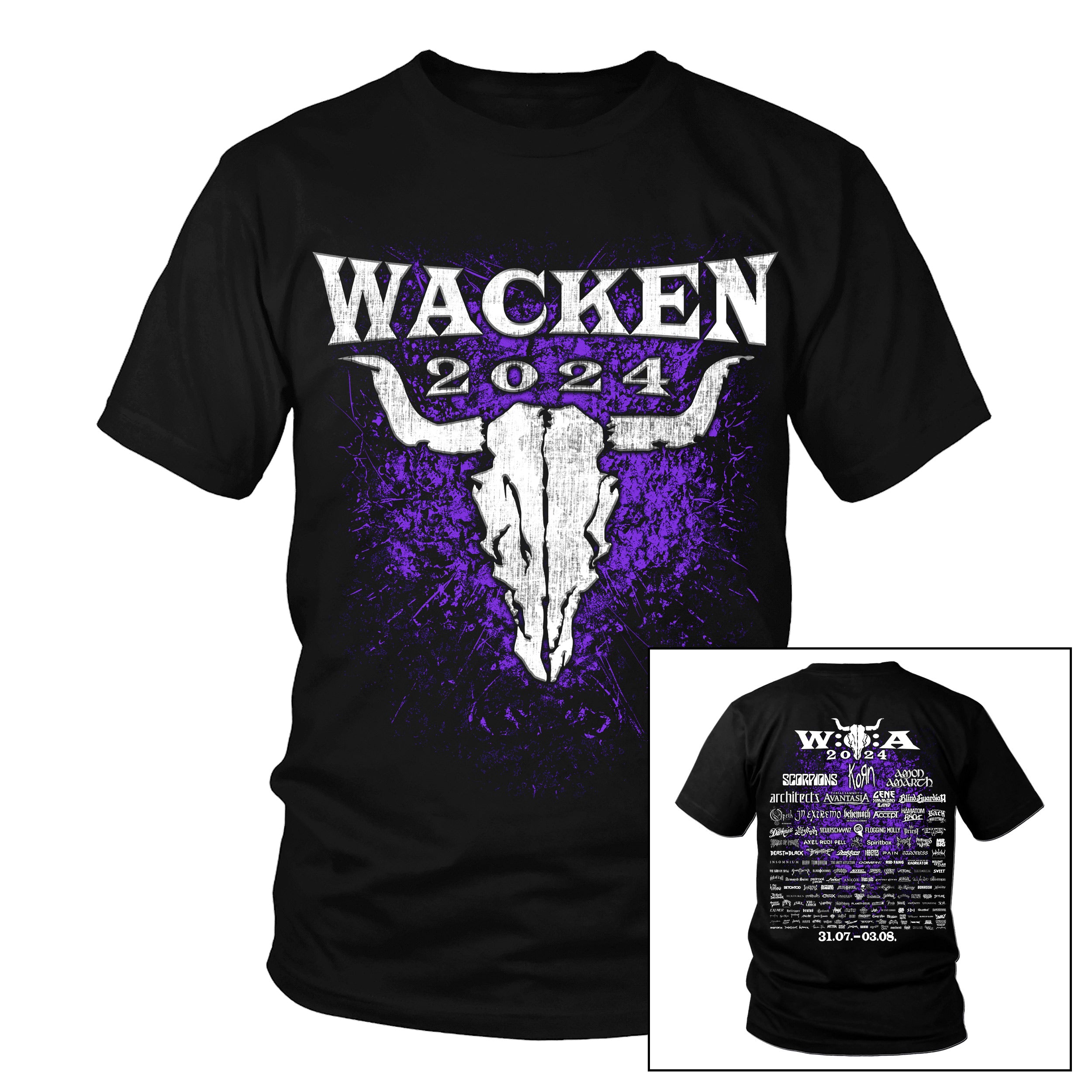 W:O:A - T-Shirt - Purple Splash 2024 image