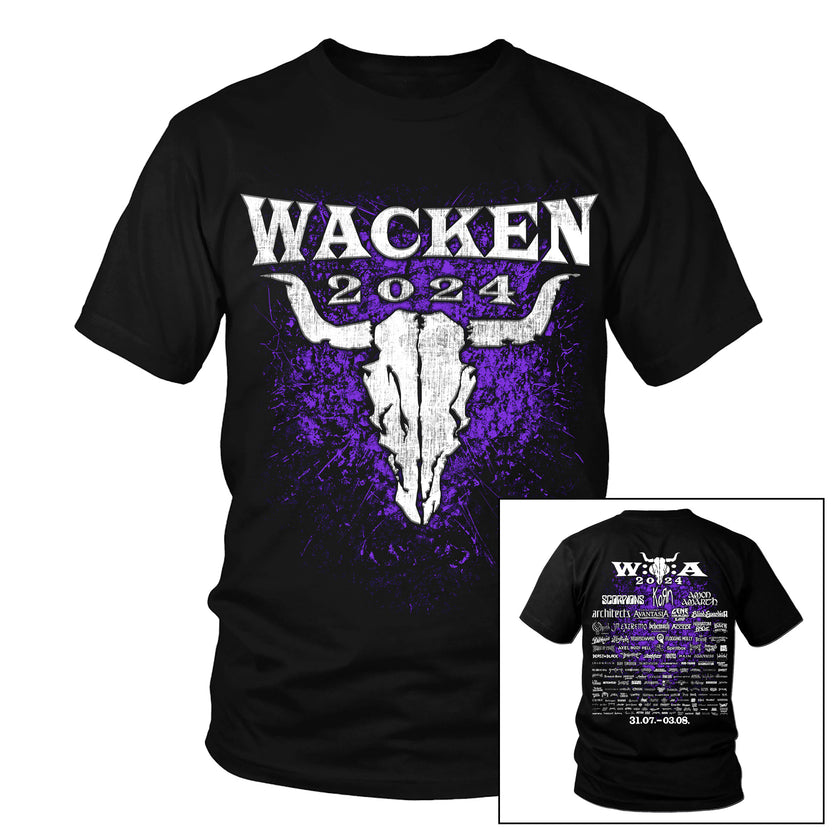 W:O:A - T-Shirt - Purple Splash 2024