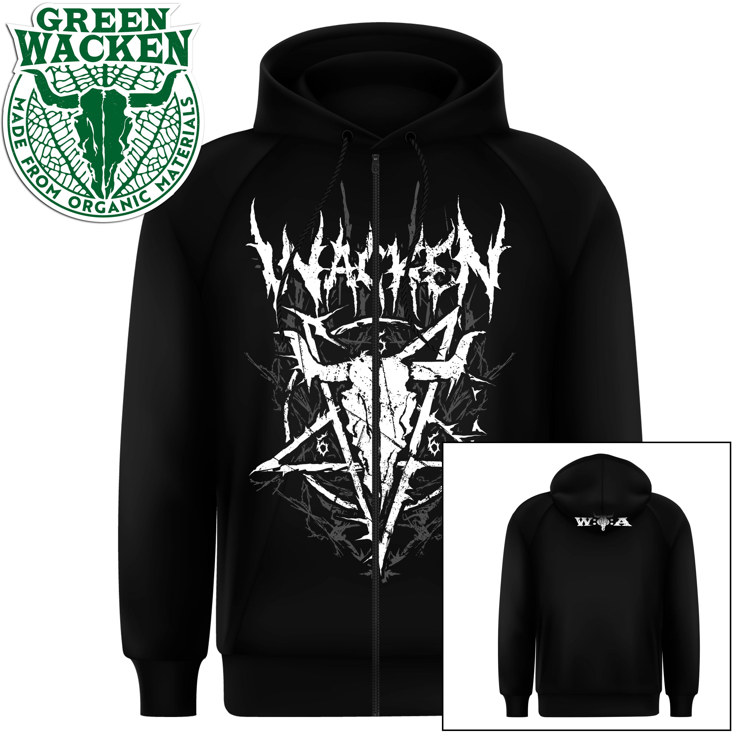 W:O:A - HoodZip - Black Magic image