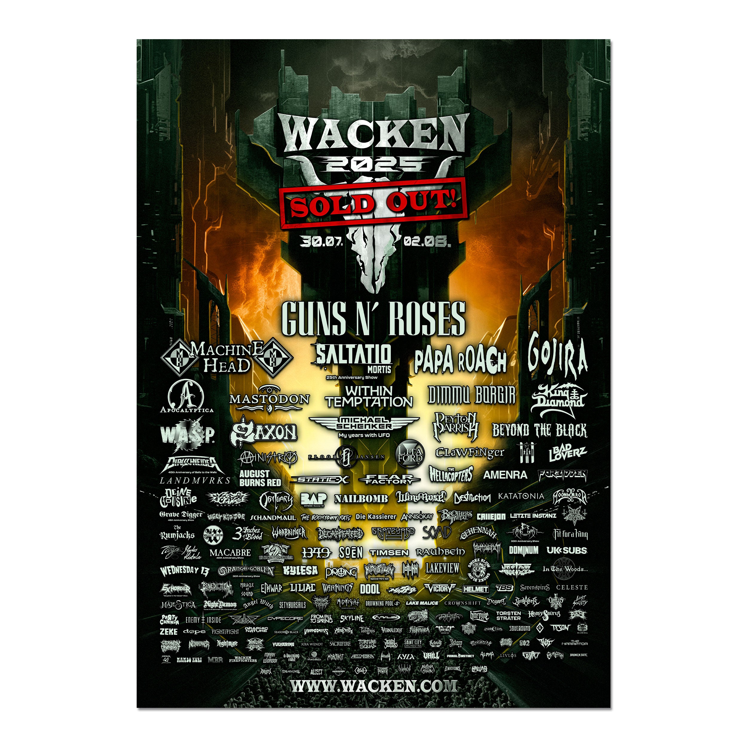 W:O:A - Poster Bands 2025 image