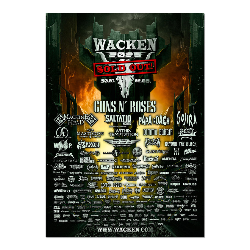 W:O:A - Poster Bands 2025